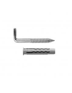 Kit Sanitario Alcayata Con Taco Ø 12 x 60 mm. Fijación Calentadores / Termos De Agua - Imagen 1