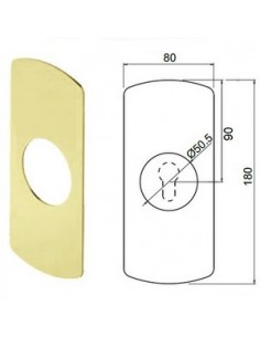 Embellecedor DISEC Placa A2873