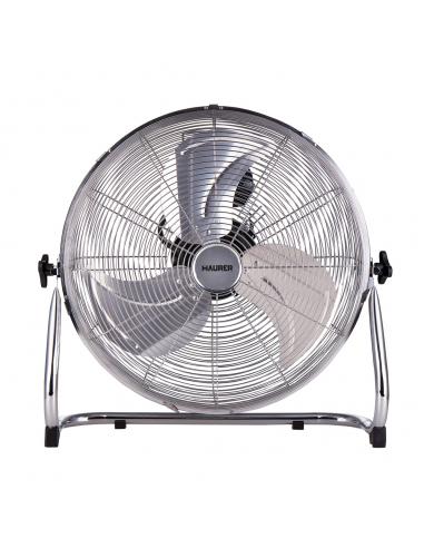 Ventilador Maurer De Suelo Ø 50 cm. Alta Velocidad 3 Velocidades, Inclinable, Motor Aluminio y Cobre, 150 Watt