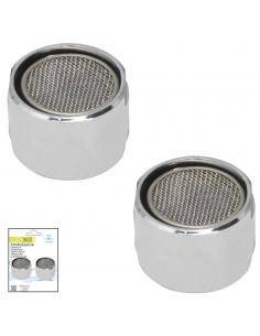 Atomizador Grifos / Monomando F22  (2 piezas) Filtro Aireador Grifo, Economizador de Agua, Difusor Grifo, Aireador Economizador