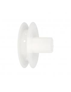 Disco Persiana Plastico Compacto Para Rodamieto 120x40 mm. cinta 20 mm.
