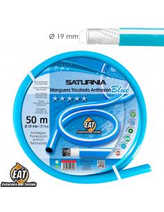 Manguera Tricotada No Torsion Blue Ø 19 mm. Rollo 50 metros. Manguera Anti Torsion, Manguera Sin Dobleces, Manguera Sin Nudos