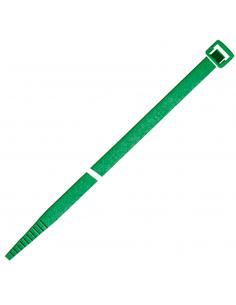 Bridas Nylon 100% Verde 2,5x100 mm. (Bolsa 100 Unidades)