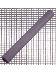 Tela Mosquitera Fibra Vidrio Gris 18x16/100 cm. Rollo 50 metros.