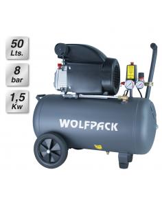 Compresor Wolfpack 50 Litros 2,0 HP Sin Aceite