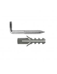 Kit Sanitario Alcayata Con Taco Expansión Ø 14 x 70 mm. Fijación Calentadores / Termos De Agua