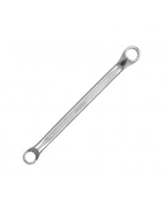Llave Estrella Acodada Plus Acero Cromo Vanadio 14x15 DIN 838. Llave Doble Boca Acodada, Llave Fija Estrella Acodada