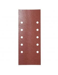 Lija Recambio Con Velcro 115x280 mm. con Agujeros Grano  120 (10 Piezas)