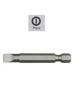 Puntas Destornillador Largo Plano 5 mm. (2 Piezas). Acero S2 al Cromo Vanadio. Puntas Hexagonales, Destorpuntas,