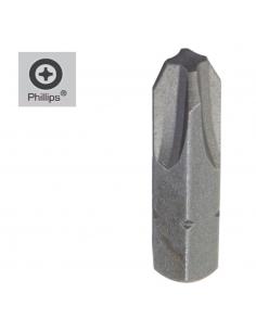Puntas Destornillador Phillips Nº 1 (50 Piezas). Acero S2 al Cromo Vanadio. Puntas Hexagonales, Destorpuntas,