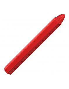 Cera Marcadora Roja (Caja 12 Piezas)  Cera Trazadora, Marcador Industrial, Marcador Metal, Marcador Piedras