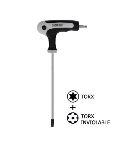 Llave Torx Maurer Con Mango "T" T40 Inviolable - Imagen 1