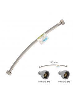 Latiguillo Flexible Acero Inoxidable Hembra 3/8 - Hembra 3/8 - 250mm