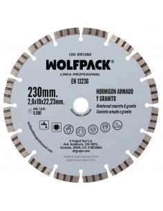 Disco Diamante Hormigon Armado / Granito Ø 230 mm. Segmento Diamantado 10 mm.