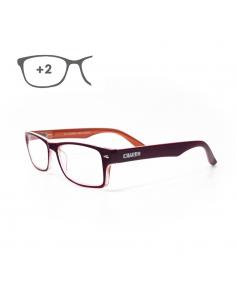 Gafas Lectura Kansas Morado / Naranja. Aumento +2,0 Gafas De Vista, Gafas De Aumento, Gafas Visión Borrosa
