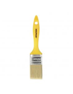 Paletina Profesional Cerda Blanca Ancho 40 mm. Cerdas Naturales Mango Plastico Ergonomico, Brocha Pintor, Pincel Pintura