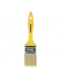 Paletina Profesional Cerda Blanca Ancho 50 mm. Cerdas Naturales Mango Plastico Ergonomico, Brocha Pintor, Pincel Pintura