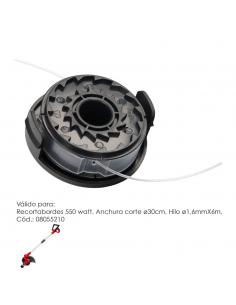Cabezal Nylon Repuesto Recortabordes 550 Watt. (Codigo 08055210)