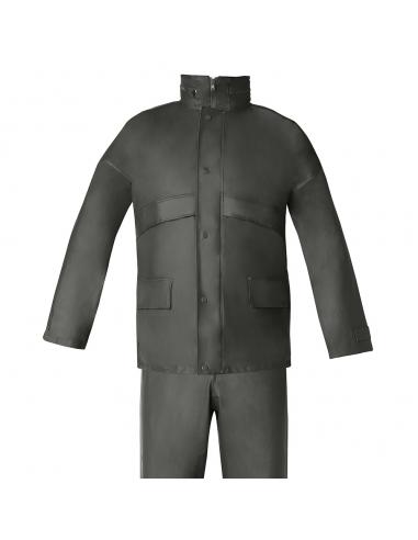 Traje de Agua Impermeable Verde Poliuretano Talla 7-L