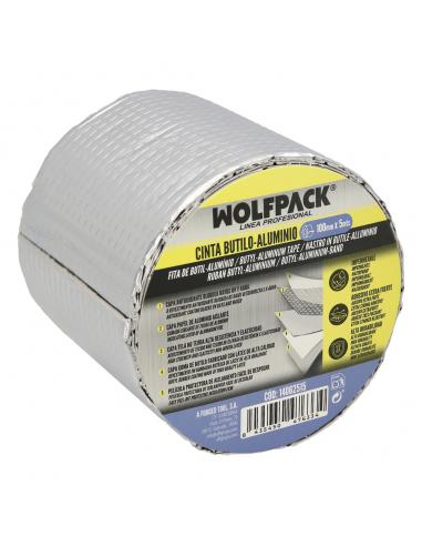Cinta Butilo-aluminio 100mm. 5mts.