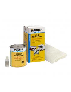 Kit Reparación Resina Poliester 750 Ml Con Endurecedor y 0,5m2 De Fibra De Vidrio