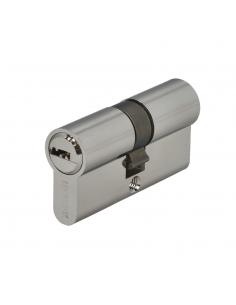 Cilindro Seguridad 30x30 mm/13,5 Leva Corta Corta Niquelado Con 5 llaves