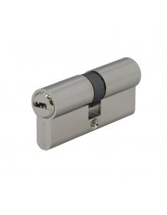Cilindro Seguridad 35x35 mm/13,5 Leva Corta Niquelado Con 5 llaves