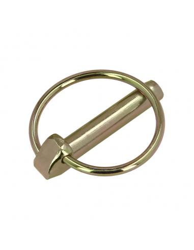 Pasador Anilla Ø 8 x 55 mm. Acero Zincado, Pasadores Anillas, Pasador Remolque, Pasador Tractor, Pasador Bulones Tractor