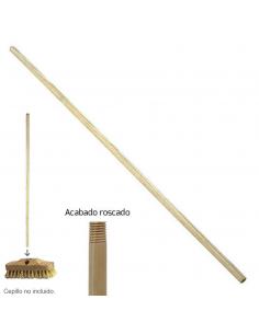 Mango Madera Roscado 1150x22 mm. Cepillo Raices - Imagen 1