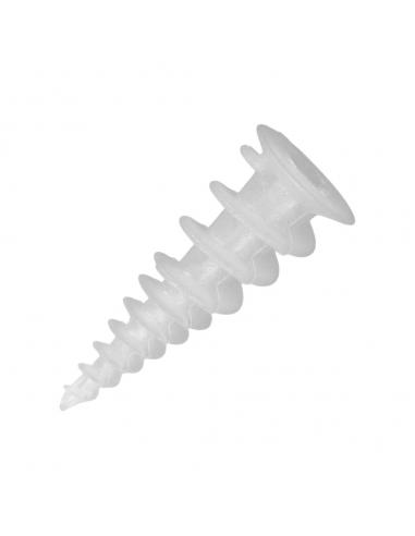 Taco Nylon Pladur Autotaladrante 15×37 Mm. 100 Unidades.
