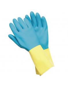 Guantes Neopreno / Latex Bicolor Talla M Doméstico (Par)