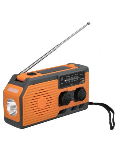 Linterna Led De Emergencia Solar Con Radio