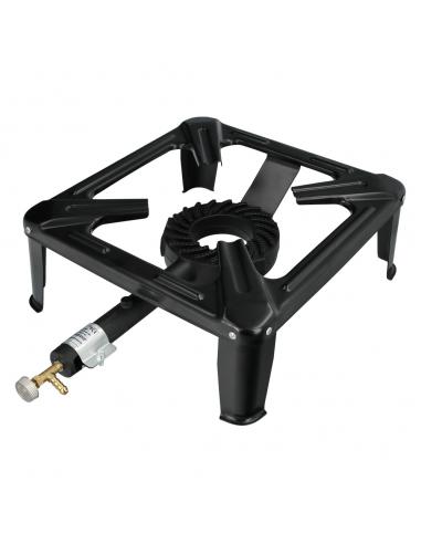 Hornillo Gas 4 Pies 40x40 cm. Potencia 7.000 Watts.