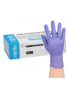 Guante Desechable Nitrilo Azul M 3,5 gms.