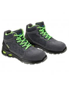 Bota Seguridad Maurer S1 Modelo Arlaz Antideslizante con Suela Composite y Resistencia a los Hidrocarburos Talla 45.