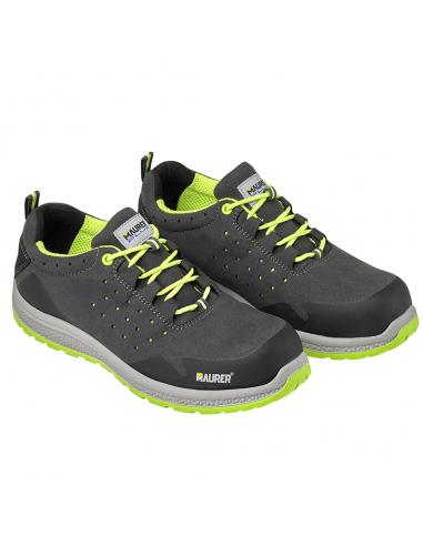 Deportiva Seguridad Maurer S1 Modelo Resia Antideslizante con Suela Composite y Resistencia a los Hidrocarburos Talla 41.