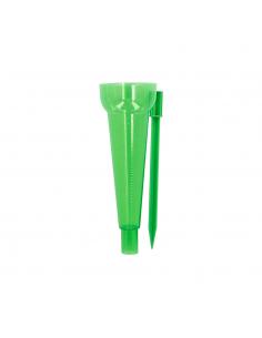 Pluviometro Plastico Verde 350 ml. Con piqueta. Medidor lluvia, Monitorizar las Precipitaciones Jardín Exteriores