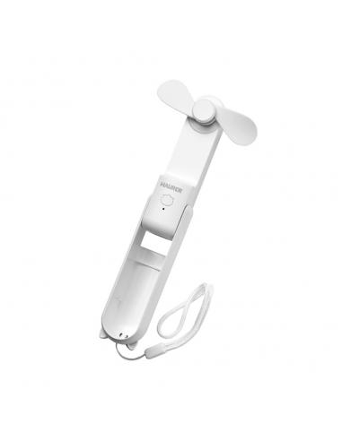 Mini Ventilador Plegable Recargable A Bateria. 3 Velocidades Funcion Powerbank