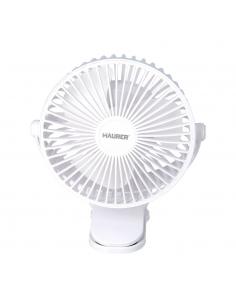 Ventilador Con Clip Sobremesa Ø 15 cm. Recargable