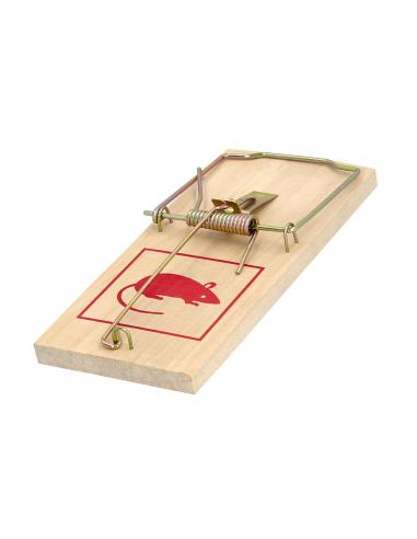 Trampas ratones madera 9.8 x 4.8 cm. (2 unidades)