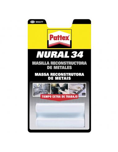 Nural 43 Masilla Reconstructora De Metales Barra 48 Gramos