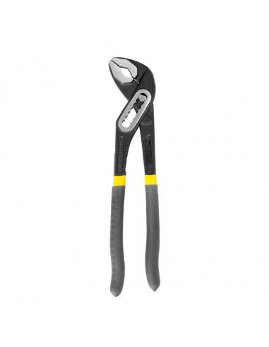 Tenazas Apertura Múltiple Negra 180 mm. Mangos Plastificados DIN 8976. Pico De Loro, Alicates Extensibles, Tenazas Fontanero
