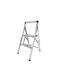 Escalera Plana Aluminio 2 Peldaños