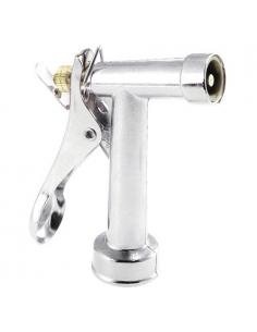 Pistola Riego Mangura Metálica Cromada - Imagen 1