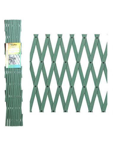 Celosia Pvc Verde Extensible 4x1 metros. - Imagen 1