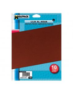 Lija Agua Grano 150 (Pack 10 Pliegos) - Imagen 1