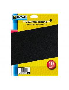 Lija Hierro 0 Fino (Pack 10 Pliegos) - Imagen 1