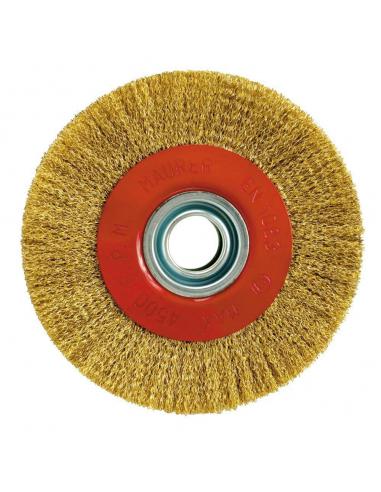 Cepillo Acero Latonado Circular Ø 100x17 mm. - Imagen 1