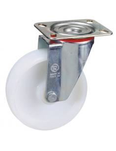 Rueda Industrial Nylon Placa 125 mm. - Imagen 1