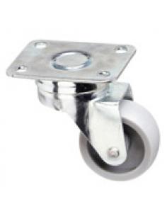Rueda Polyamida Placa   60 mm. - Imagen 1